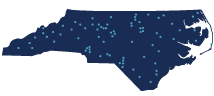 North Carolina Map of North Carolina New Schools STEM Schools