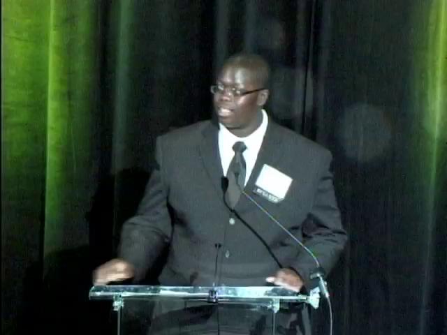 Student speaks at 2012 Summer Institute