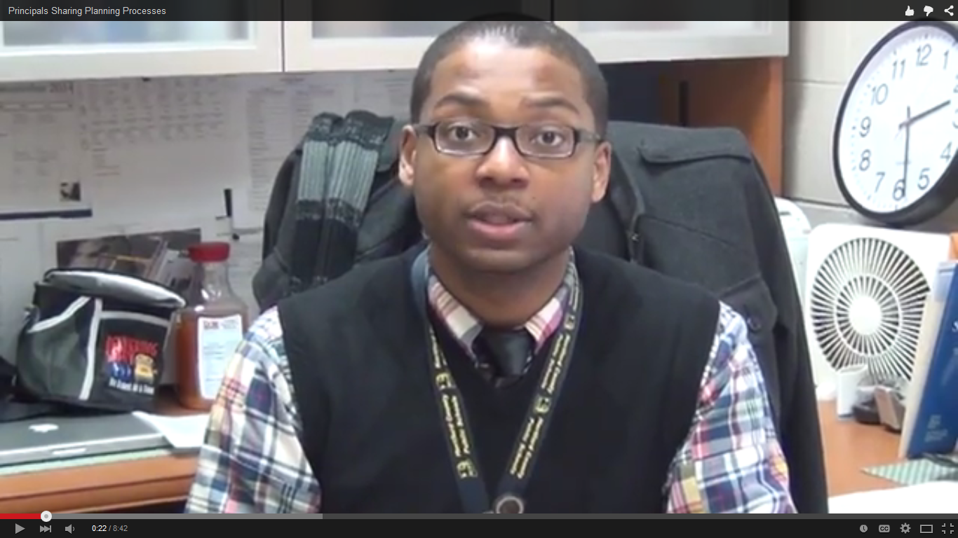 Principals share planning process